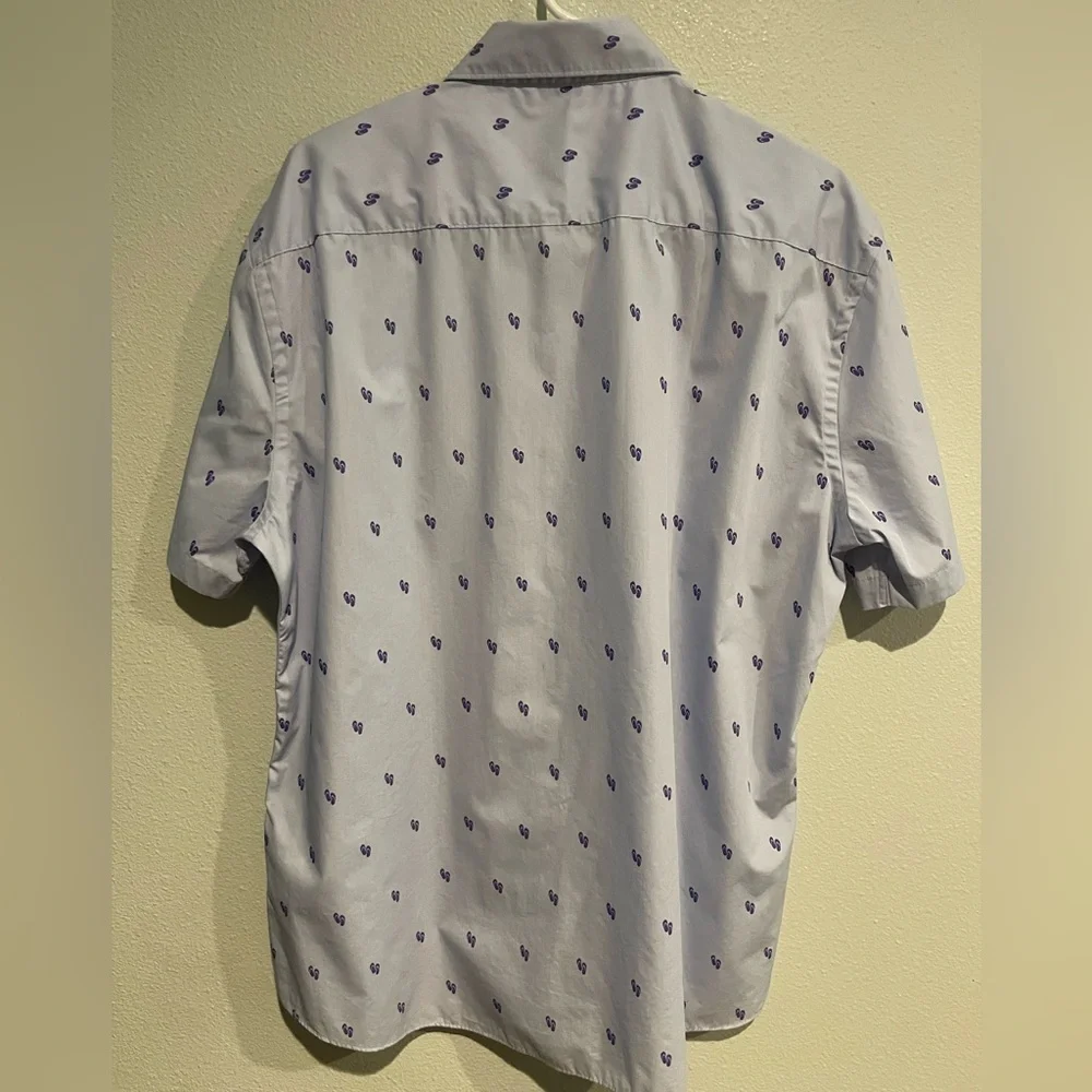 Marquise Light Purple Shirt with Purple Flip Flop Novelty Print